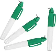 BIUDECO 4Pcs Golf Ball Alignment Tool Plastic Marker Pen for Accurate Golf Course Marking Lightweight Drawing Tool for Easy Use for Golfing and Line Marking Situations
