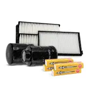 NGK Glow Plug & NTK Filter Service Kit for Hyundai Santa Fe CM 2.2L D4HB 09-12
