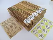 Trees Of The Land Bethlehem Olive Wood Pen Blanks - 10 Pieces, 5" x 0.75" x 0.75", Authentic, Premium Quality, Includes Certificates & Labels, Adult, Unisex, Brown, Religious, Non-Foldable