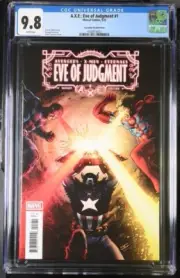 A.X.E.: Eve of Judgement #1 (Marvel 2022) CGC 9.8, White Pages, Cassidy Variant.