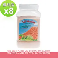 在飛比找PChome24h購物優惠-【美國Salt Wonders】福利品-喜馬拉雅玫瑰食用岩鹽