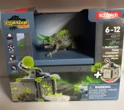 Schleich ELDRADOR Creatures BattleCave Stone Chameleon Mythical Action Playse...