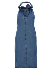[Coperni] Coperni-Belt Halter Neck Abiti Blu-Donna 36FR Blue
