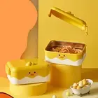 900ml Lunch Container Thermal Hold Dishes Adults Kids Lunch Bento Storage Box