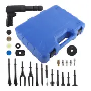 Air Hammer Chisel Set Pneumatic Kit Compressed Air for Auto Repair 19Piece Tools