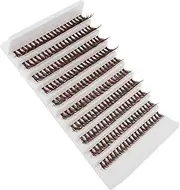 Healeved Fluffy Cluster Lashes Natural Eyelash Extensions for Makeup Reusable Lash Kit