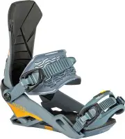 Nitro Team Men's Snowboard Bindings, Gunmetal, Medium MY24