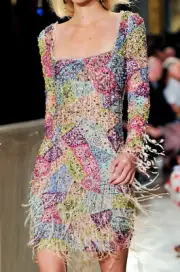 Emilio Pucci by Peter Dundas multicoloured embellished dress Size 36