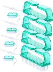 SOESFOUFU Nail Scrub Brush Set of 8 Gentle Bristles for Manicure and Nail Cleaning Brush for Fingernails and Toenails