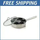 Effortless Poached Eggs: Endurance Egg Poacher Set with Non-Stick Insert & Lid
