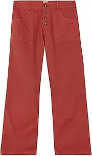 Gocco Women's high Trousers, Mauve Colour Clear