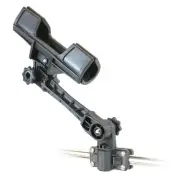Folbe Advantage Adjustable Extended Rail Mount Fishing Rod Holder Fits 3/4"-1"