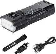 LED Bike Lights - Rechargeable Bike Lights Waterproof,High Lumens 2 Lighting Modes, High Low Beam Long-Lasting Electric Scooter Accessories for Night Riding