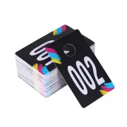 Live Plastic Number Tags, Normal and Reverse Mirror Image Coat Room Checks fo...