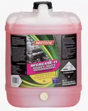 Septone Degrease It 20L - Concentrated, Solvent-free, Phosphate-free Degreaser