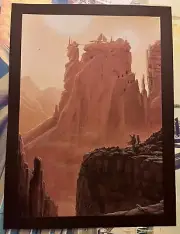 The Desert Sands Star Wars Tatooine Art Print Poster JC Richard Lucas New Hope