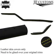 YELLOW STITCH DASH PADS LEATHER COVER FOR TRIUMPH SPITFIRE MK4 GT6 CUSTOM NEW