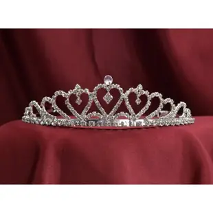 精美小巧心形新娘皇冠公主頭飾皇冠 新娘頭飾 婚禮配飾 飾品 奧黛麗赫本 8120 天使衣裳