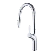 Kitchen Laundry Bathroom Basin Sink Pull Out Mixer Tap Faucet in Chrome