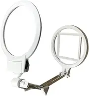 Hands Magnifying Glass with LED Lamp Dual Lens Versatile Desktop Handheld Use for Reading Needlework Art Crafts Compact Design for Easy