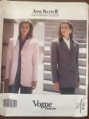 Vogue 1019 Sewing Pattern sz 14-16-18 Anne Klein II Women's Jacket