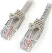 StarTech.com 45PAT5MGR Cat5e Patch Cable with Snagless RJ45 Connectors, Grey, 5 Meter