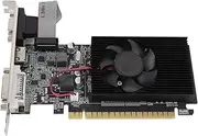 Oreilet GT610 Graphics Card, 1GB DDR3 64bit Computer Gaming Graphics Card with DVI VGA HD Multimedia Interface & Cooling Fan, PCI Express X16 1.1 for Computer Desktop