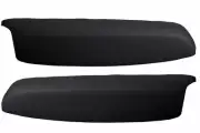 For Nissan Murano 2pc Frontal Door Panel Armrest Set Vinyl Black 08-14 (for: Nissan)