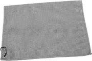 Generic Golf Towel Absorbent Microfiber Cleaning Towel for Gym Yoga and Sports Portable and Lightweight with Carabiner Clip for Golf Bags and Outdoor Activities