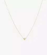 MICHAEL HILL Heart Slider Necklace in 10kt Yellow Gold