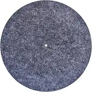 MagiDeal Turntable Platter Mat Turntable Mat Vibration Dampening Felt Protective 12 inch Improves Sound 3mm Thick Felt Record Pad Home, Gray