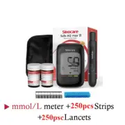 Hot Blood Glucose Meter Glucometer Glucose Monitor 250Test Strips