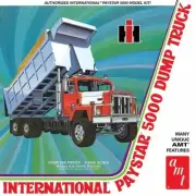 Amt1381 1/25 International Paystar 5000 Dump Truck Assemblyplastic Model