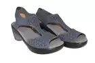 JBU by Jambu Navy Chloe Memory Foam Vegan Wedge Shoes Sandals Size 7M