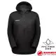 【MAMMUT】男 Flex Air In Hooded AF輕量防潑水透氣連帽外套/1013-02610-0001 黑