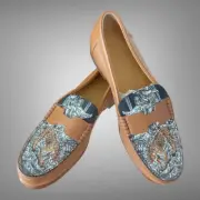 HERMES Super Rare Equateur Tatouage Kennedy Loafer Moccasins Shoes EU 40 New