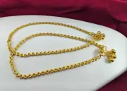 Anklet Bracelet 14k Gold Plated Indian Payal Foot Jewelry Women Ankle Chain Gift