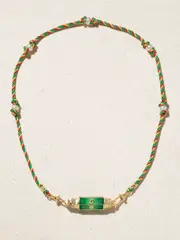 [Marie Lichtenberg] Marie Lichtenberg - Baby Locket 14-karat Gold, Enamel, Diamond And Pearl Necklace - One size One size Gold