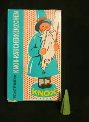 Vintage Fir Scented Smoker Incense Cones By Knox - Original Box