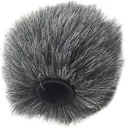Kisangel Microphone Windscreen Cover for Camera Mic Fluffy Protector for Noise Reduction Lightweight Compact Design for DSLR and Smartphone Microphones