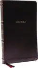 Holy Bible ― New King James Version, Thinline Bible, Leathersoft, Black, Thumb Indexed, Red Letter Edition, Comfort Print