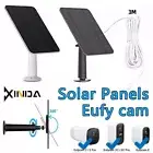 Wall Mount 1/2/4x 10W Cable Power Eufy Solar Panels Eufycam Cam E/2C/E/2 Pro 3M
