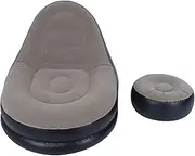 Inflatable Recliner Sofa Chair Lounger Footstool Modern Design Living Room Balcony Garden Relaxation