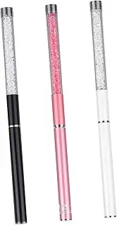 IWOWHERO 3pcs Portable Eyelash Mascara Brush for Wispy Lashes Angled Eyebrow Brush Set