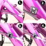 ALUMINIUM ALLOY BIKE FRAME WIRE HOLDER FOR BICYCLE LINES PIP