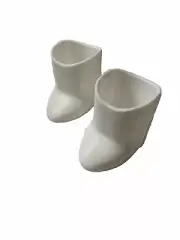 3D PLA White Western Boots to fit 16" Cabbage Patch Kids Doll