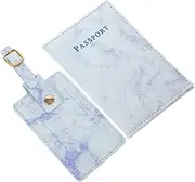 [Healeved] Passport Cover Fashionable Luggage Tags for Suitcases Id Card Holder Travel Essentials