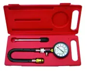 PK Tool 3 Piece Unique Compression Tester Kit 63mm Dia Gauge for Easy Reading