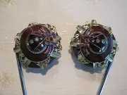JC Table Counter Bar Top Bag Purse Hook Hanger (two) "Twins (Roni&Val)" , COA