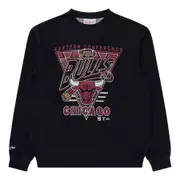 Mitchell & Ness Mens Chicago Bulls Tri 2.0 Sweatshirt